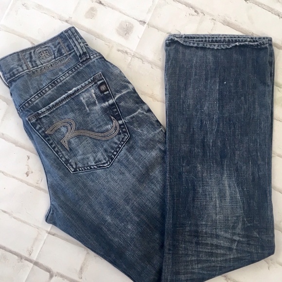 Rock&Republic Bolt Straight Leg Distressed JeanEUC - Picture 4 of 8